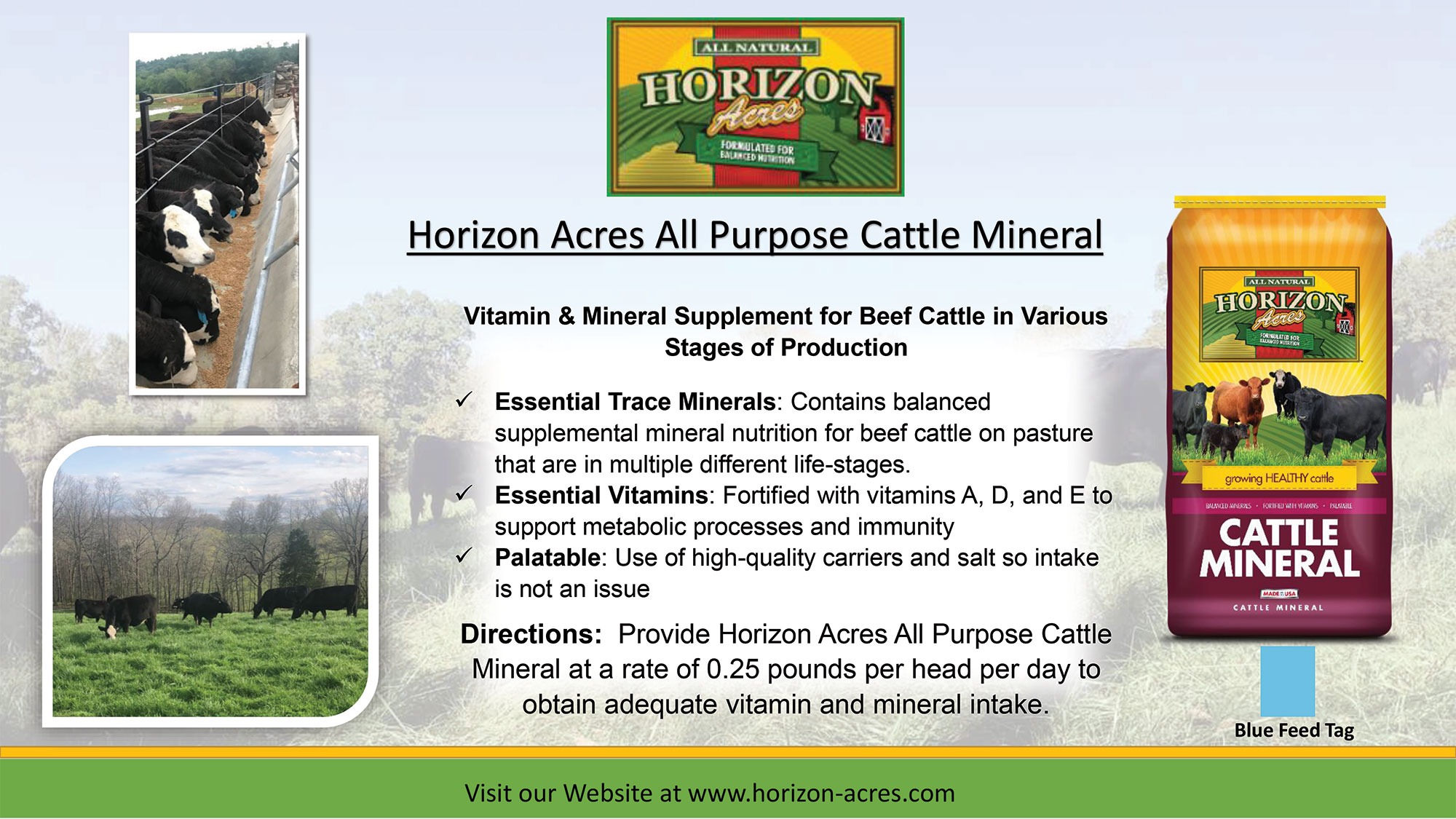 All Purpose Cattle Mineral Horizon Acres